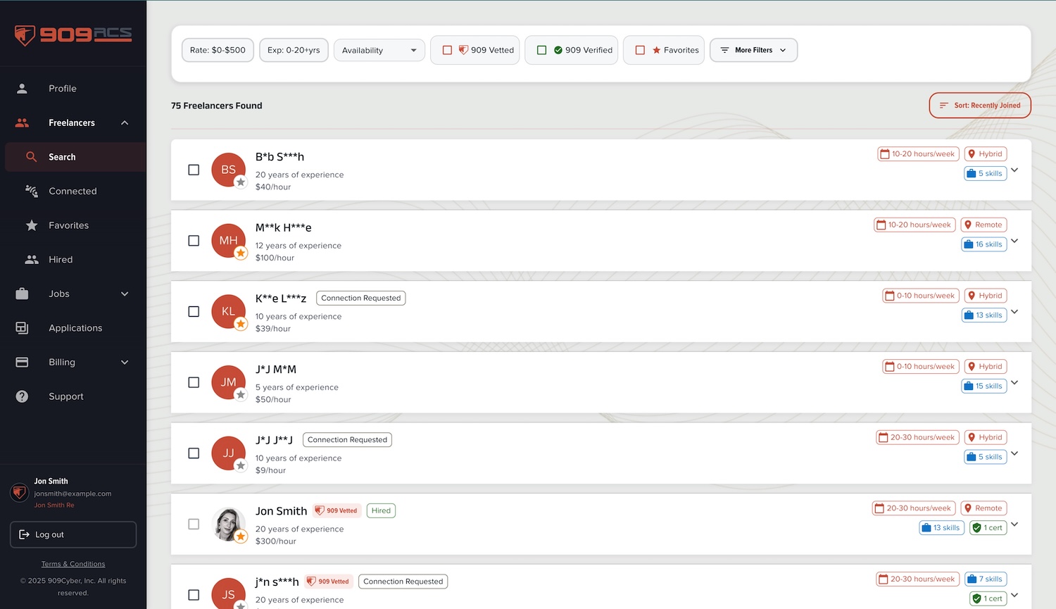 Cybersecurity freelancer working on security projects
